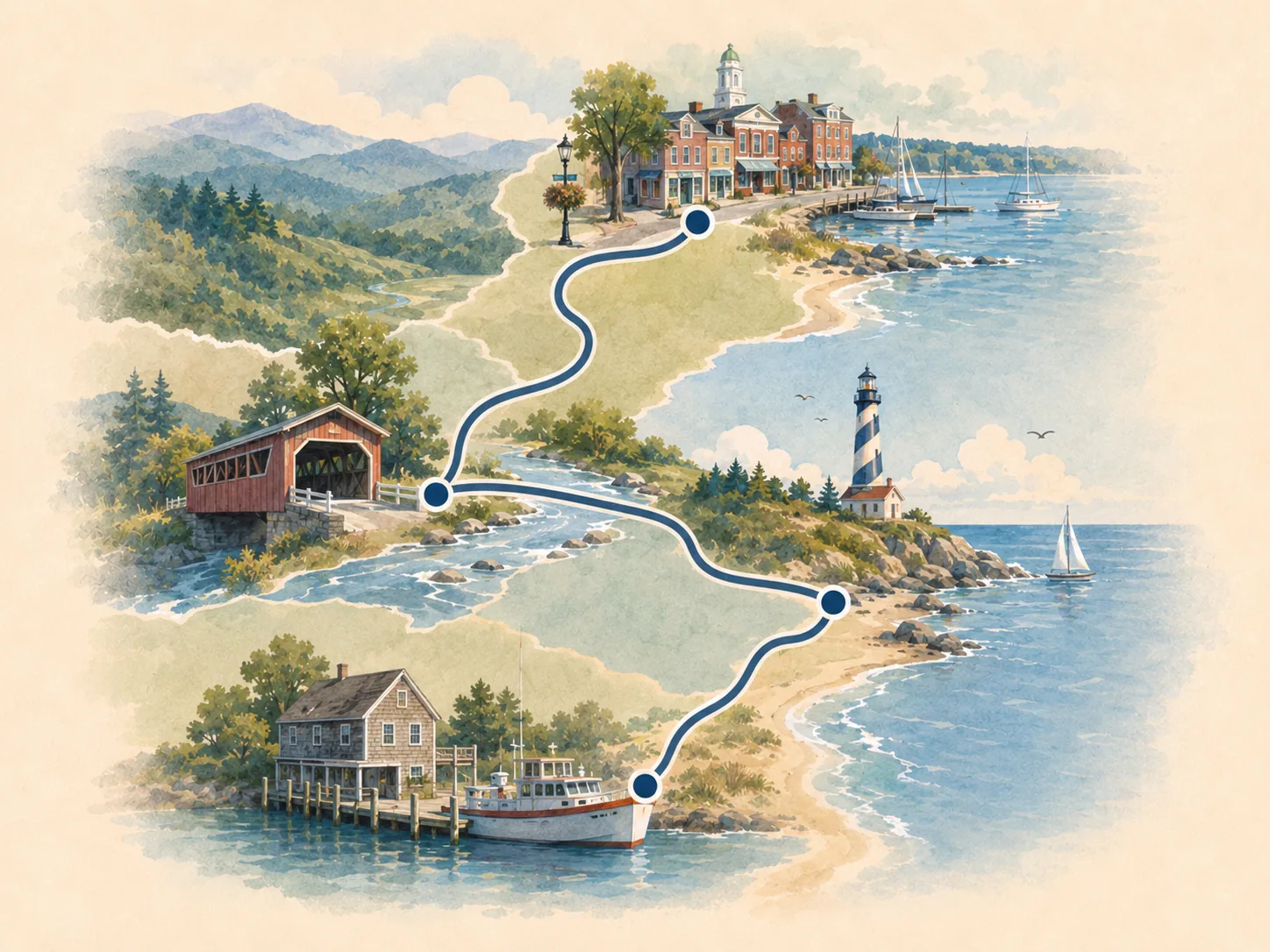Map-style Route 17 trips card.