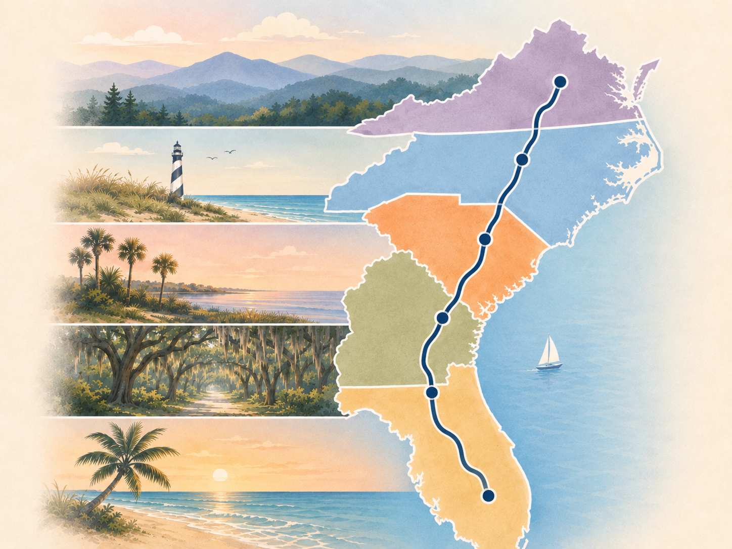 Route 17 state flow map thumbnail