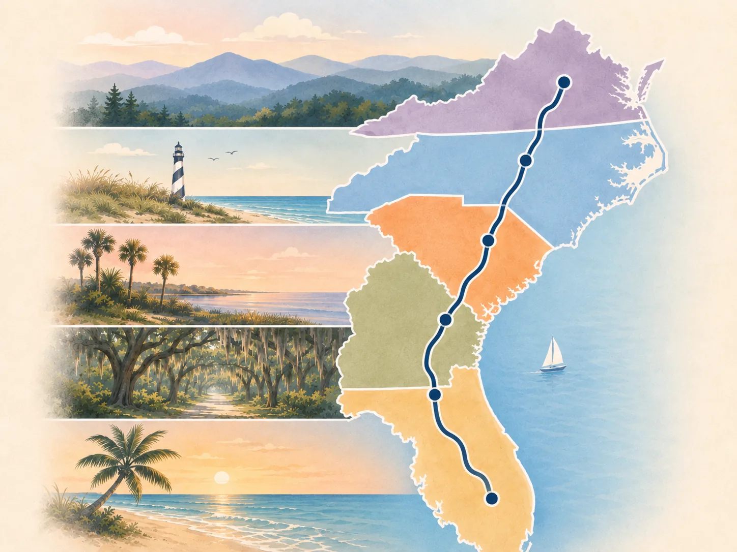 Route 17 state flow map thumbnail