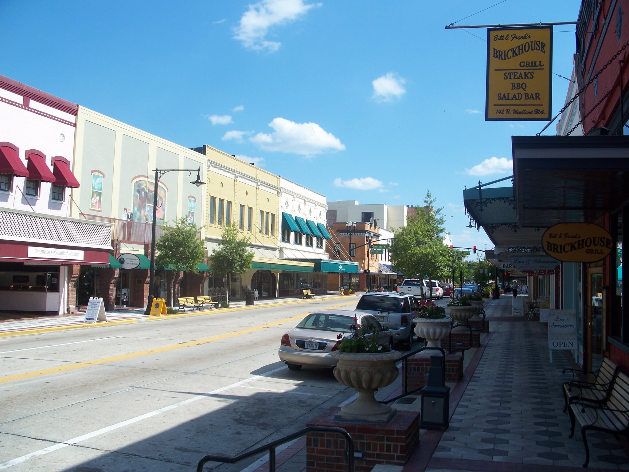Historic downtown DeLand, Florida.