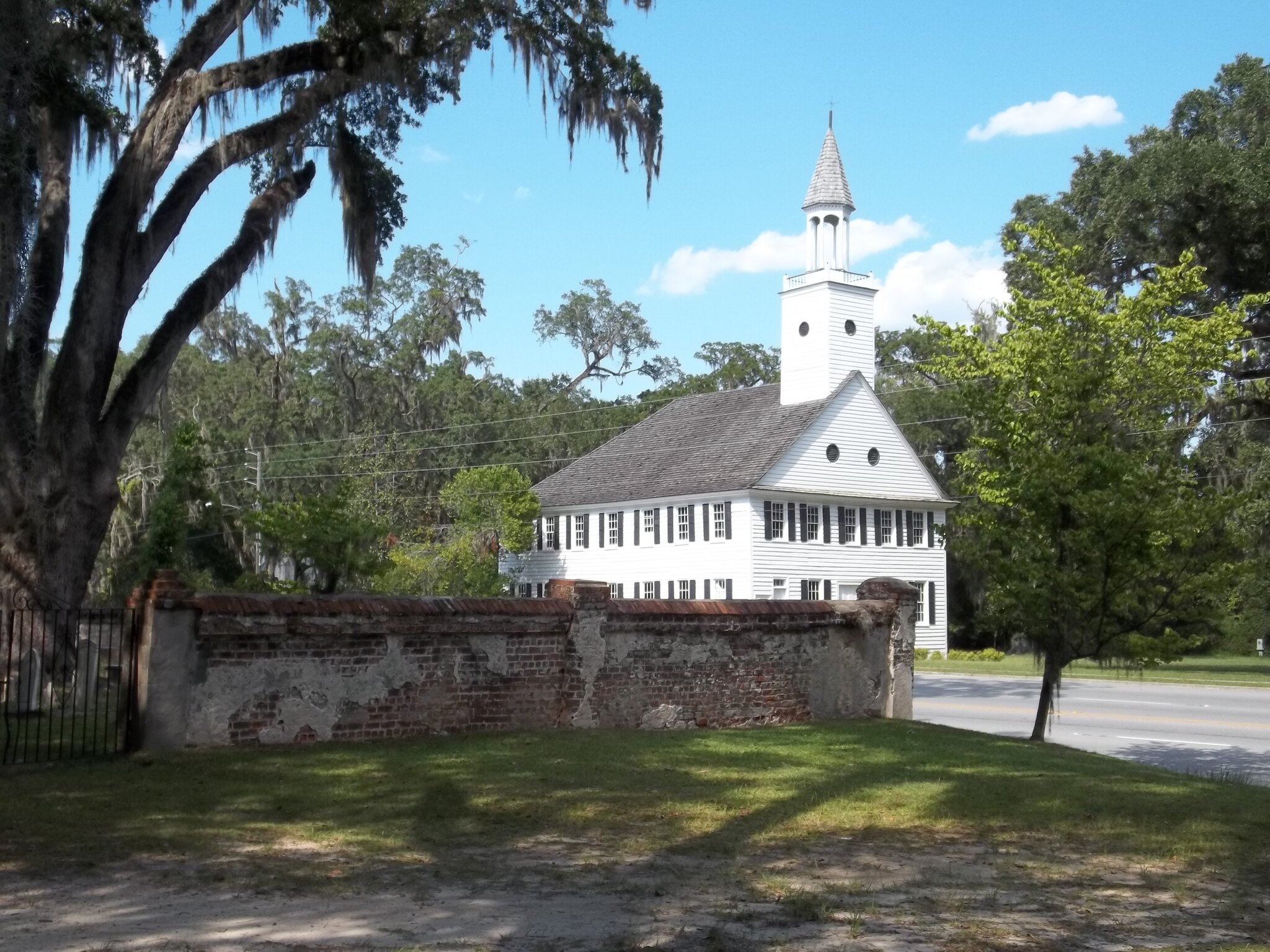 Midway Church and cemetery in Midway, Georgia.