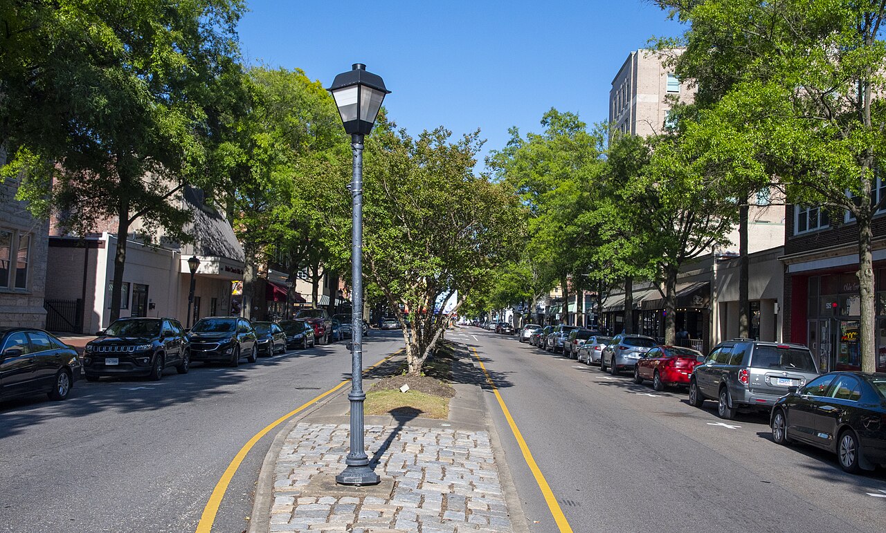 High Street in downtown Portsmouth, Virginia.