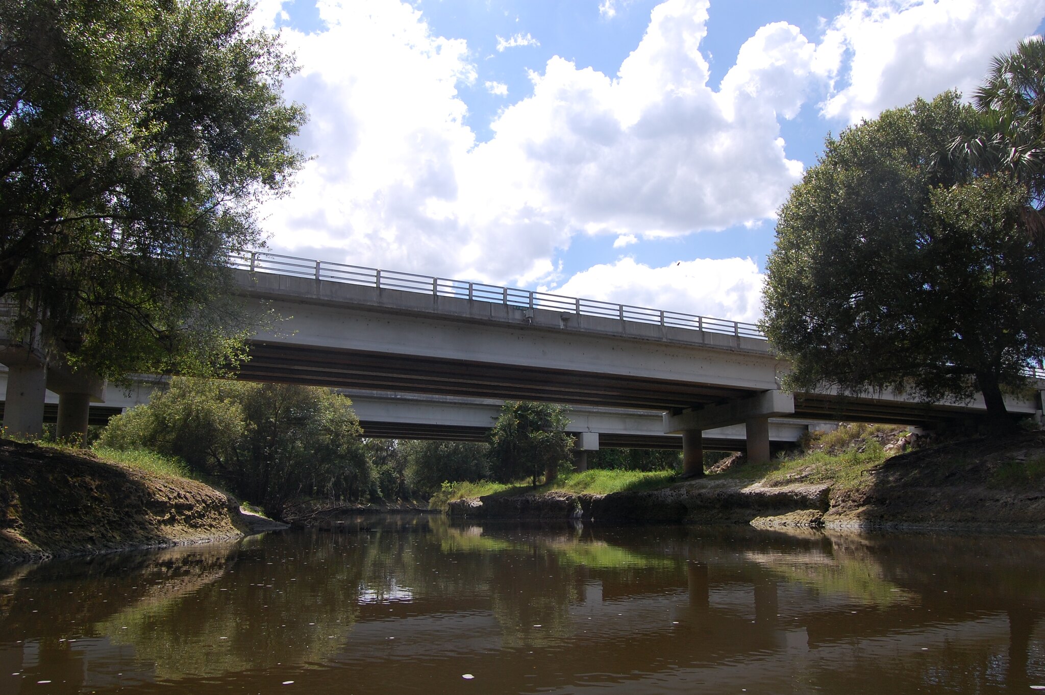 U.S. Route 17 bridge over the Peace River near Zolfo Springs, Florida.